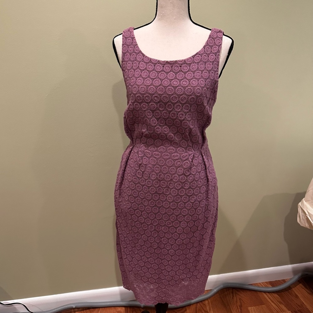 Anthropologie Maeve eyelet mini dress
